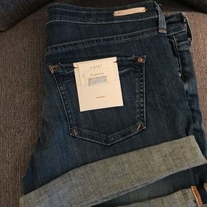 Pilcro and the letter press stet jean shorts